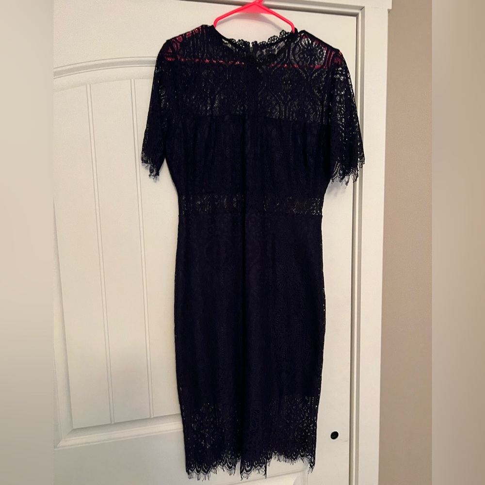 Lulu’s Navy Remarkable Midi Dress